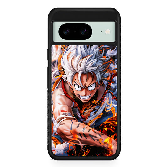 One Piece Luffy Gear 5 Google Pixel 8 Case | Durable Protective Cover for Google Pixel 8