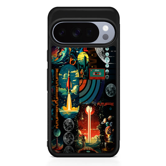 Travel Future Worlds Space Google Pixel 10 Pro Case | Slim Google Pixel 10 Pro Rubber Case