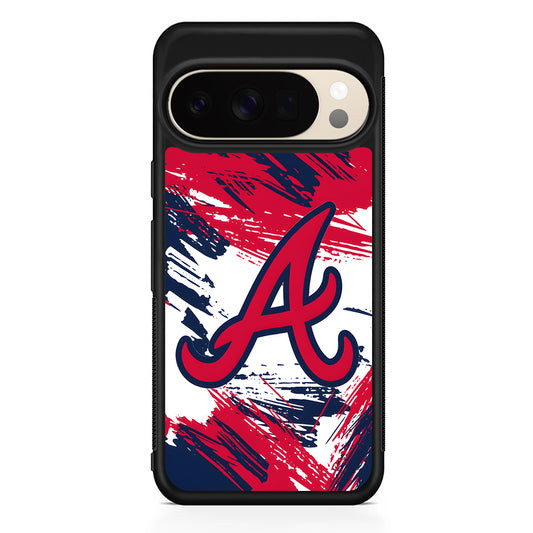 MLB Atlanta Braves Logo Google Pixel 10 Pro XL Case | Slim Google Pixel 10 Pro XL Protective Case