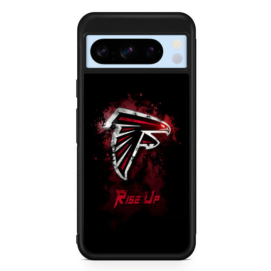 NFL Atlanta Falcons Rise Up Google Pixel 8 Pro Case | Slim Rubber Case for Google Pixel 8 Pro