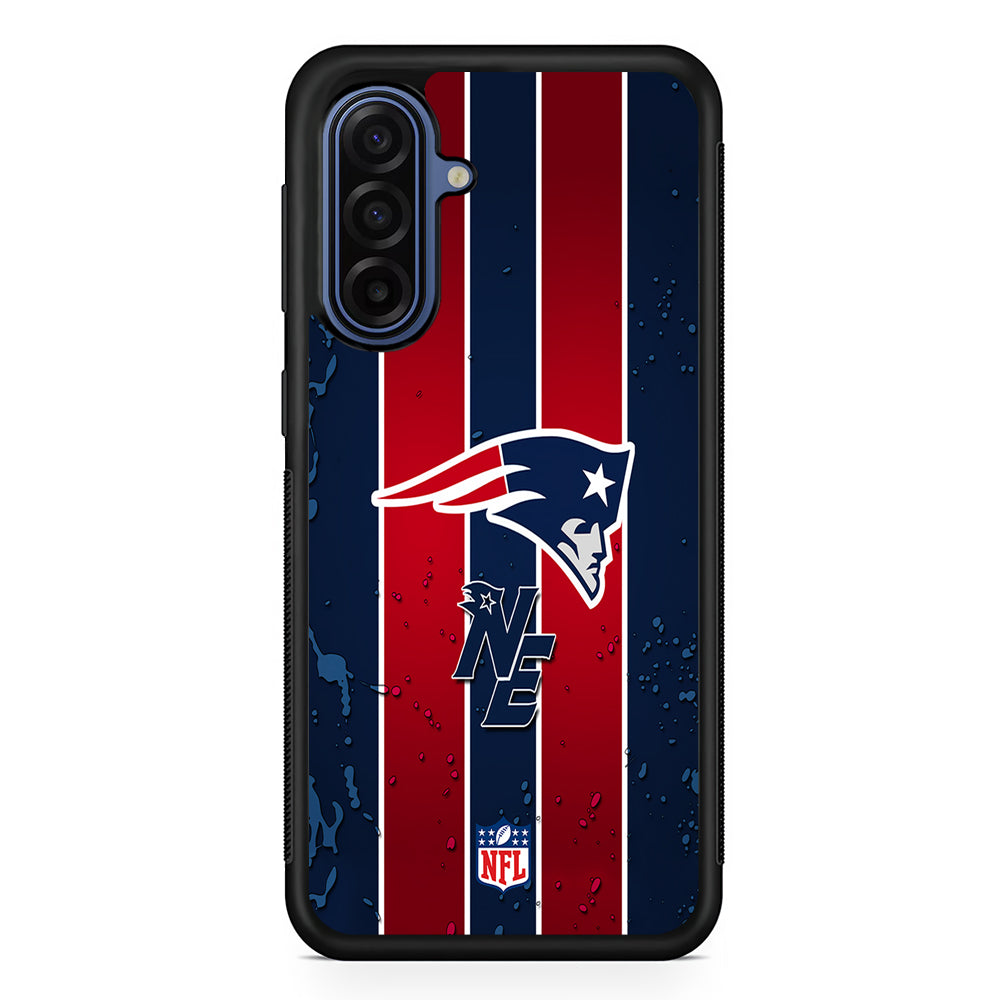 NFL New England Patriots Flag Line Samsung Galaxy A17 Case | Slim Protective Phone Cover