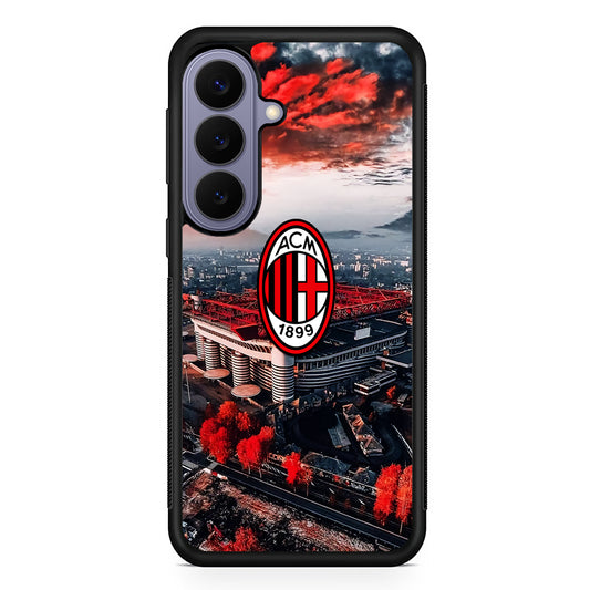 AC Milan San Siro Stadium Samsung Galaxy S26 Case | Durable Rubber Case for Samsung Galaxy S26
