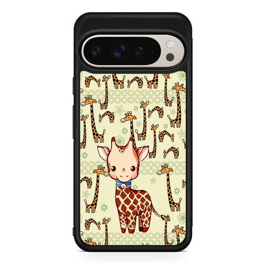 Baby Giraffe Adventure Ground Google Pixel 9 Pro Case | Slim Protective Cover