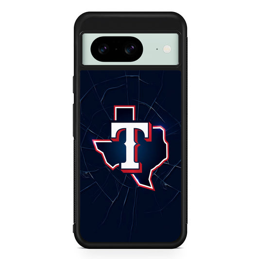 MLB Texas Rangers Team Google Pixel 8 Case | Durable Protective Cover for Google Pixel 8