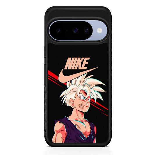 Nike Goku Angry Google Pixel 10 Case | Google Pixel 10 Rubber Protective Case