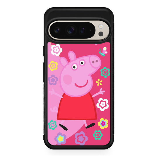 Peppa Pig Cute Pink Google Pixel 9 Pro Case | Slim Protective Cover