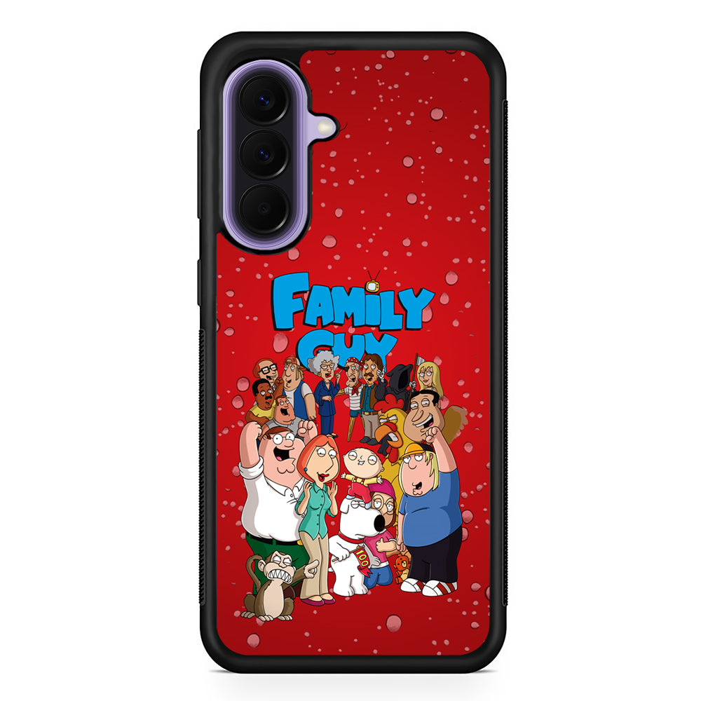 Family Guy Great Team Samsung Galaxy A57 Case | Slim Samsung Galaxy A57 Rubber Case