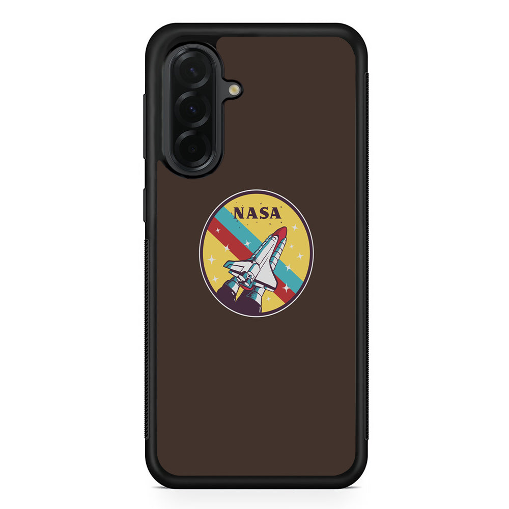 Nasa Dark Aircraft Icon Samsung Galaxy A36 Case | Slim Samsung Galaxy A36 Protective Case