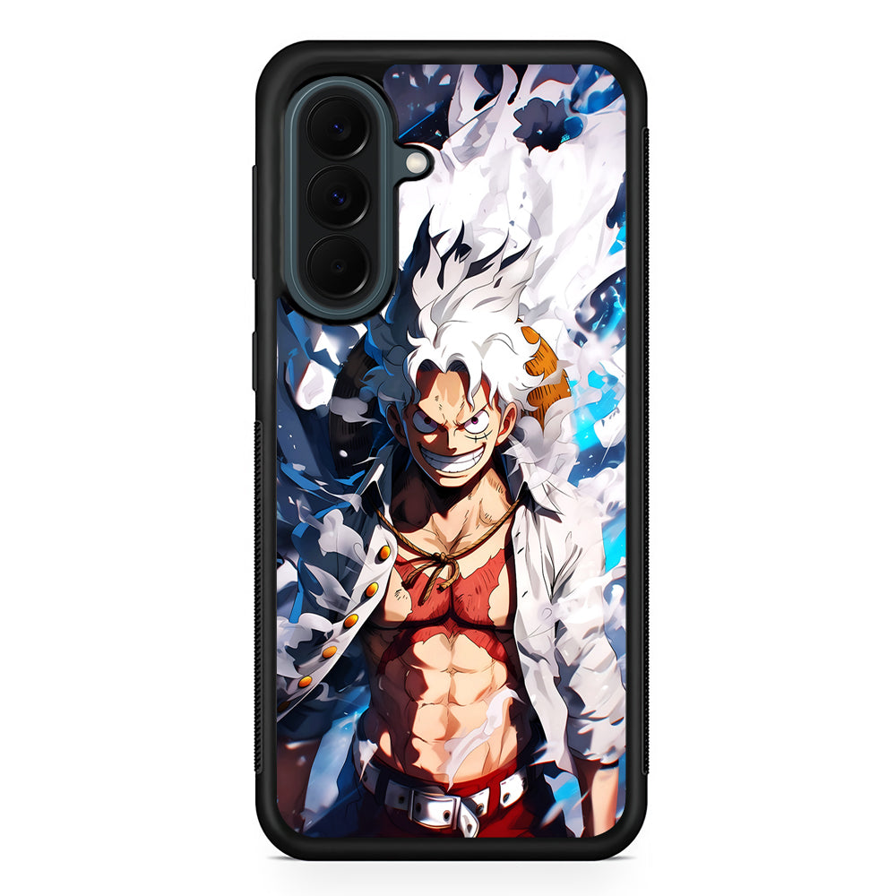 One Piece Luffy Sun God Nika Samsung Galaxy A37 Case | Samsung Galaxy A37 Rubber Phone Case