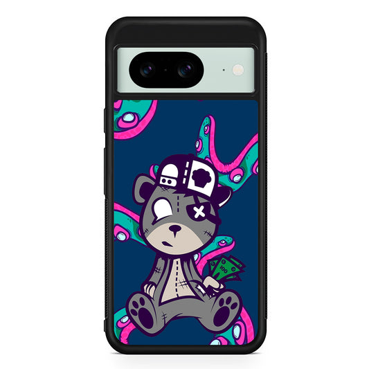 Gangsta Bear Need The Money Google Pixel 8 Case | Durable Protective Cover for Google Pixel 8