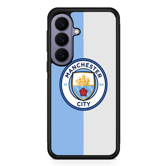 Manchester City Colour Of Pride Samsung Galaxy S26 Case | Durable Rubber Case for Samsung Galaxy S26