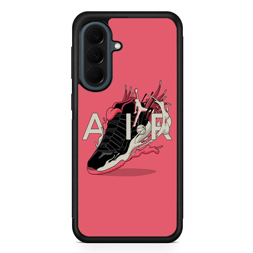 Air Jordan Paint Of Shoes Art Samsung Galaxy A37 Case | Custom Samsung Galaxy A37 Protective Cover