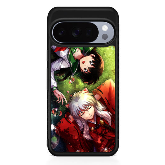 Inuyasha and Kagome Couple Google Pixel 10 Pro Case | Slim Google Pixel 10 Pro Rubber Case