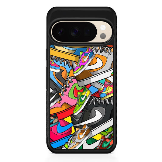 Nike Mix Shoes Google Pixel 10 Pro XL Case | Durable Google Pixel 10 Pro XL Cover