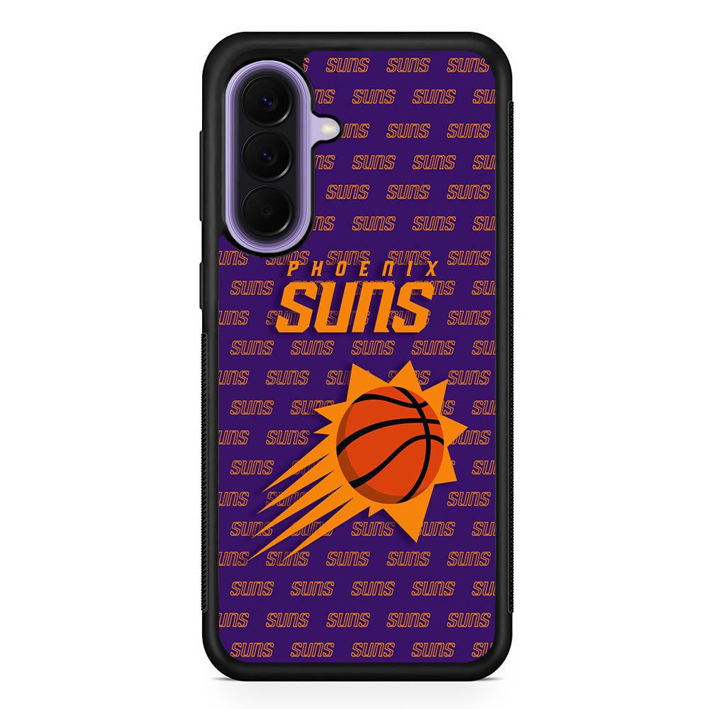 NBA Phoenix Suns Pattern Samsung Galaxy A57 Case | Slim Samsung Galaxy A57 Rubber Case