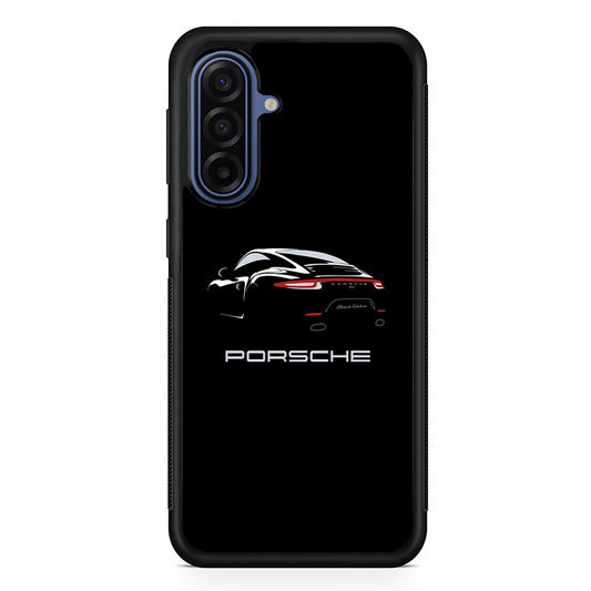 Porsche Black Edition Samsung Galaxy A17 Case | Samsung Galaxy A17 Protective Rubber Case