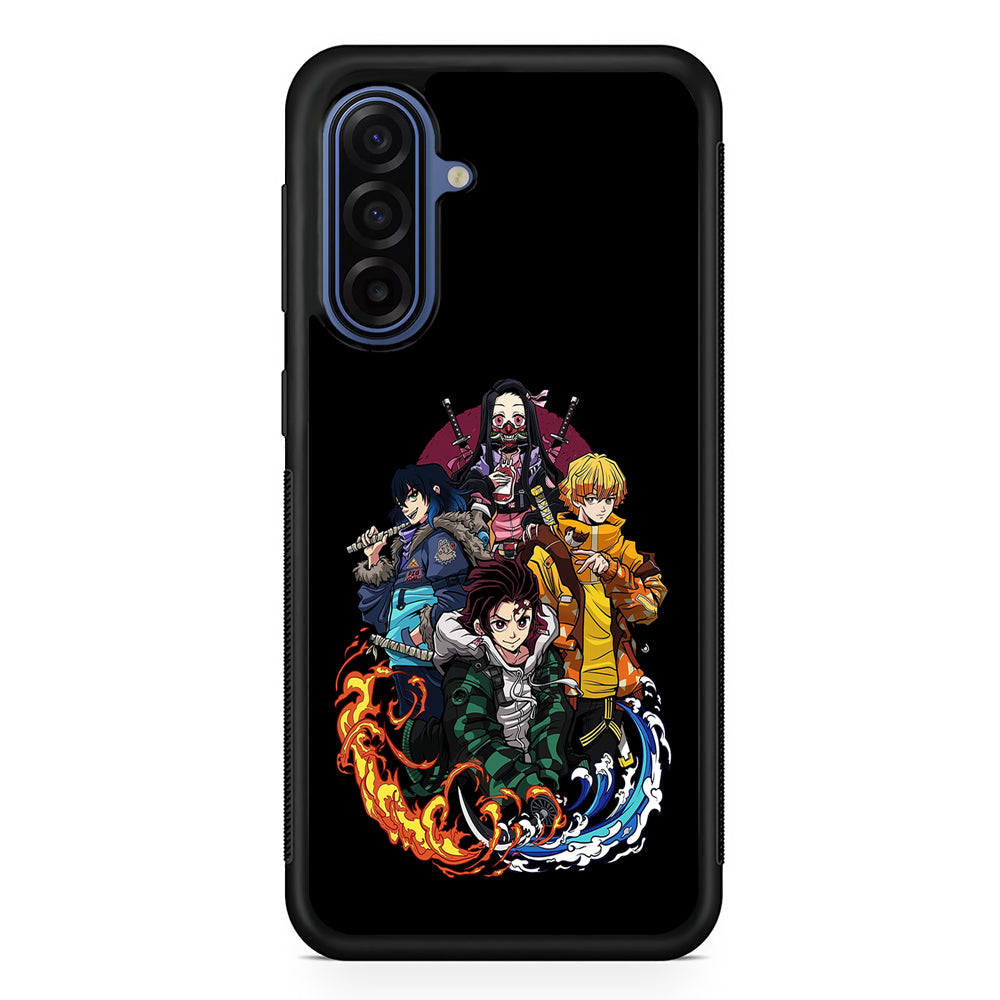 Demon Slayer Hoodie Style Samsung Galaxy A17 Case | Slim Protective Phone Cover