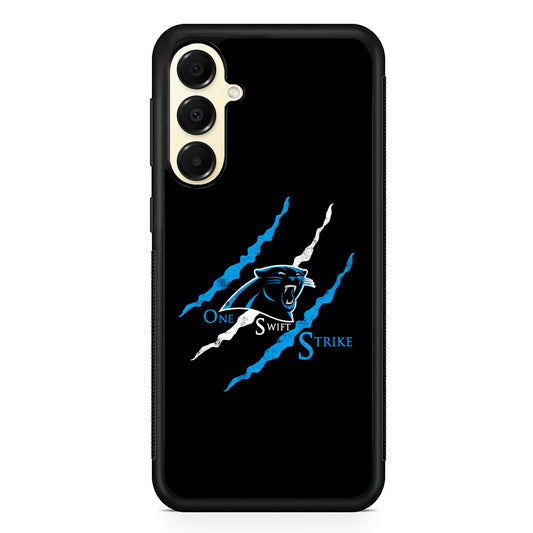 NFL Carolina Panthers Strike Samsung Galaxy A16 Case | Slim Rubber Samsung Galaxy A16 Case