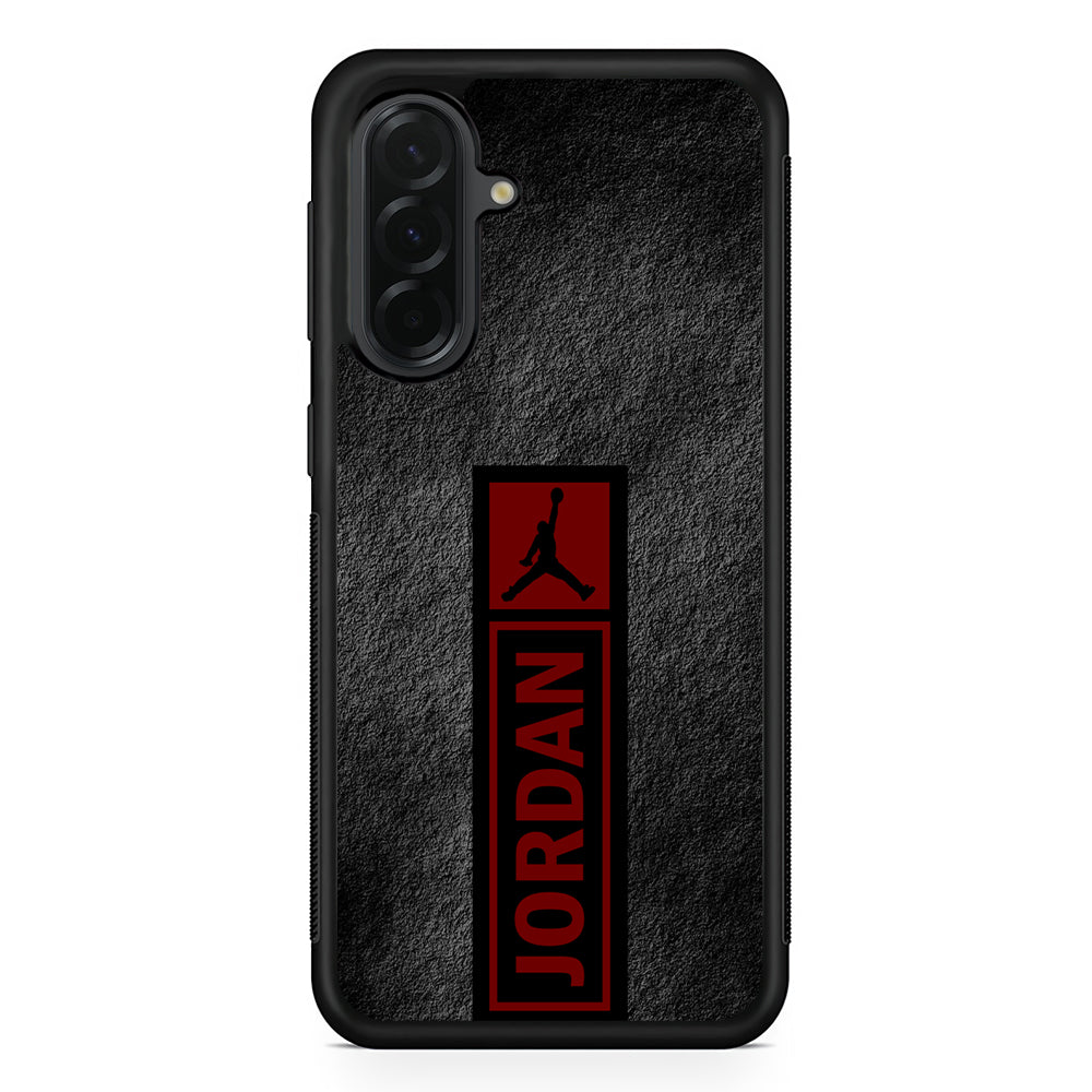 Air Jordan Grey Abstract Samsung Galaxy A36 Case | Slim Samsung Galaxy A36 Protective Case