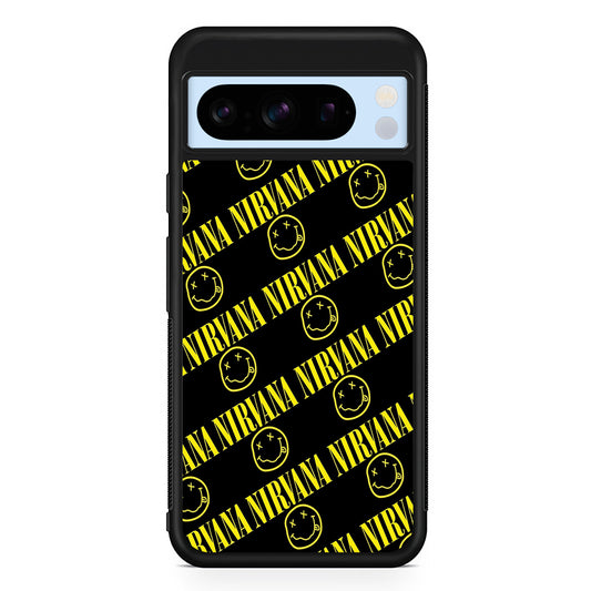 Nirvana Smiley Face Google Pixel 8 Pro Case | Slim Rubber Case for Google Pixel 8 Pro