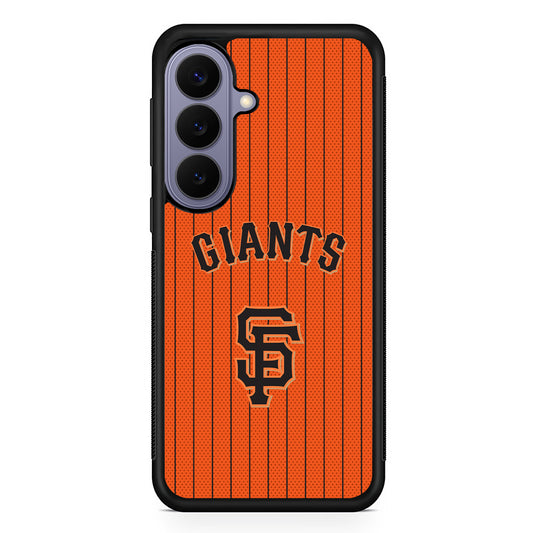 MLB San Francisco Giants Logo Samsung Galaxy S26 Case | Durable Rubber Case for Samsung Galaxy S26