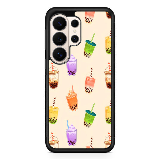 Bubble Tea Cups Colorful Samsung Galaxy S26 Ultra Case | Slim Protective Case for Samsung Galaxy S26 Ultra
