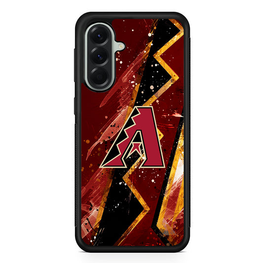 MLB Arizona Diamondbacks Team Samsung Galaxy A56 Case | Samsung Galaxy A56 Protective Rubber Case