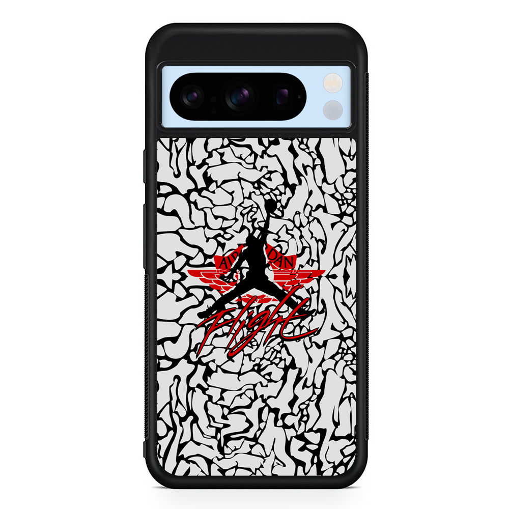 Air Jordan Endemic Patern Google Pixel 8 Pro Case | Slim Protective Cover