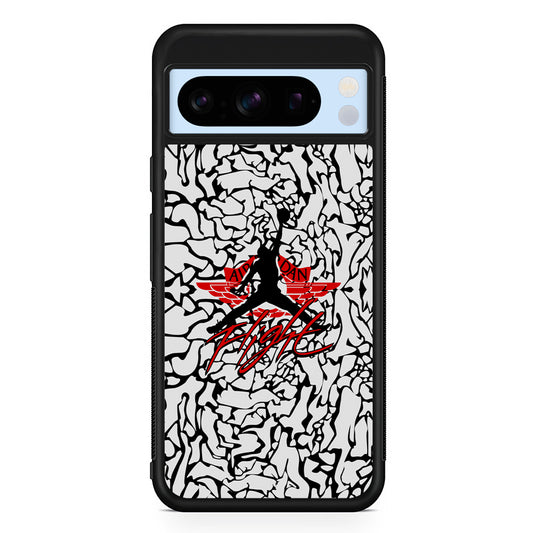 Air Jordan Endemic Patern Google Pixel 8 Pro Case | Slim Protective Cover