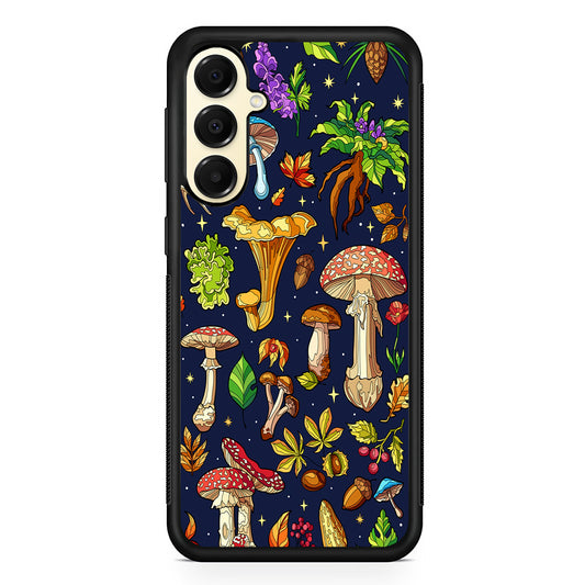 Various Mushrooms Autumn Samsung Galaxy A16 Case | Slim Rubber Samsung Galaxy A16 Case