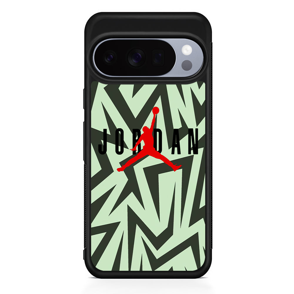Air Jordan Shape Of Abstract Google Pixel 10 Pro Case | Slim Google Pixel 10 Pro Rubber Case