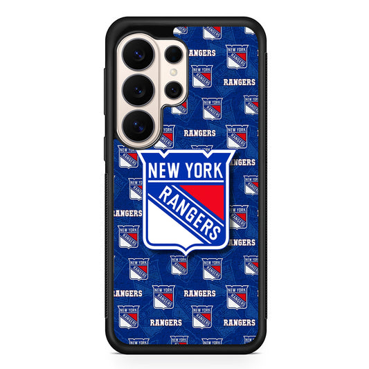 NHL New York Rangers Pattern Samsung Galaxy S26 Ultra Case | Slim Protective Case for Samsung Galaxy S26 Ultra