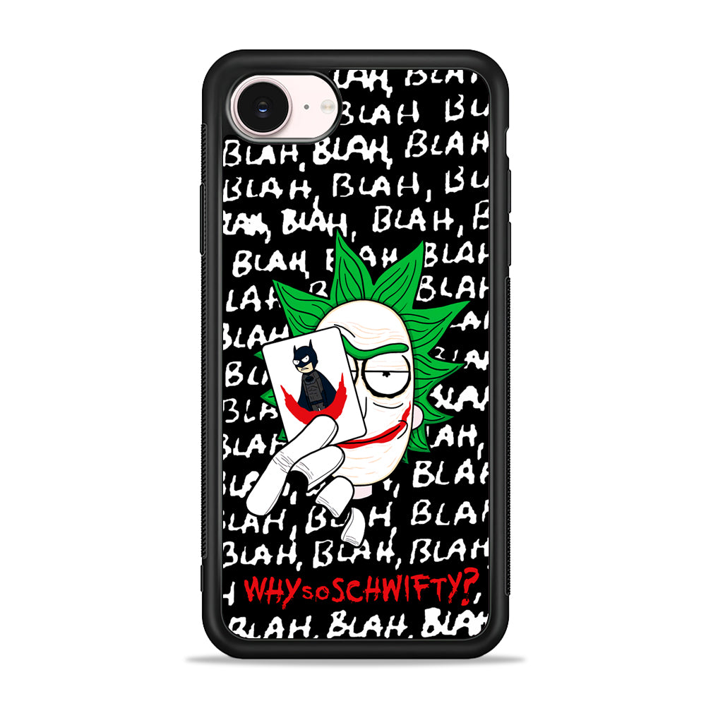 Rick Joker Quotes iPhone 17e Case - Silicone Case