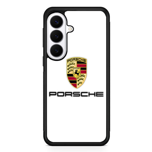 Porsche White Emblem Samsung Galaxy S26 Plus Case | Stylish Protective Cover for Samsung Galaxy S26 Plus