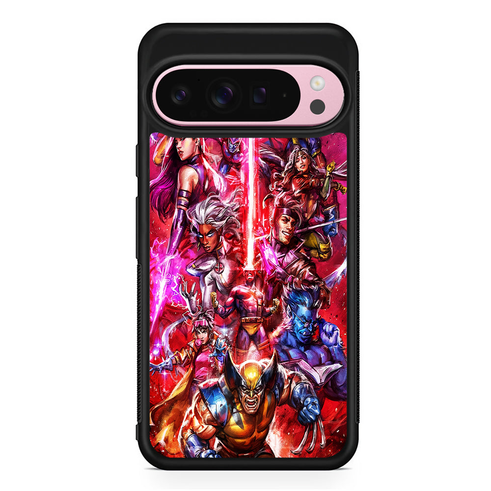 The X-Men vs Magneto Art Google Pixel 9 Pro XL Case | Protective Cover