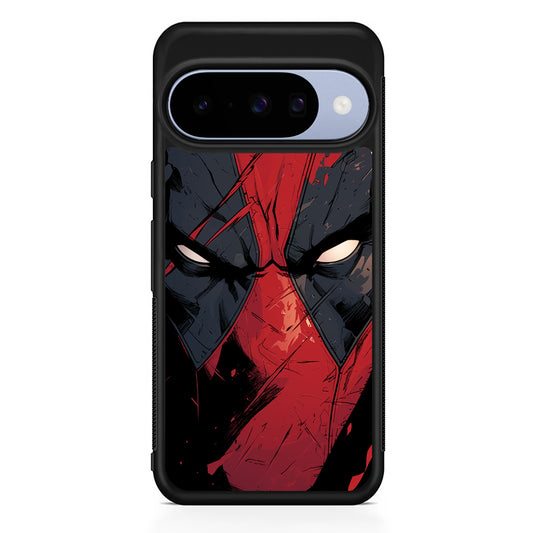 Deadpool Face Google Pixel 10 Case | Google Pixel 10 Rubber Protective Case