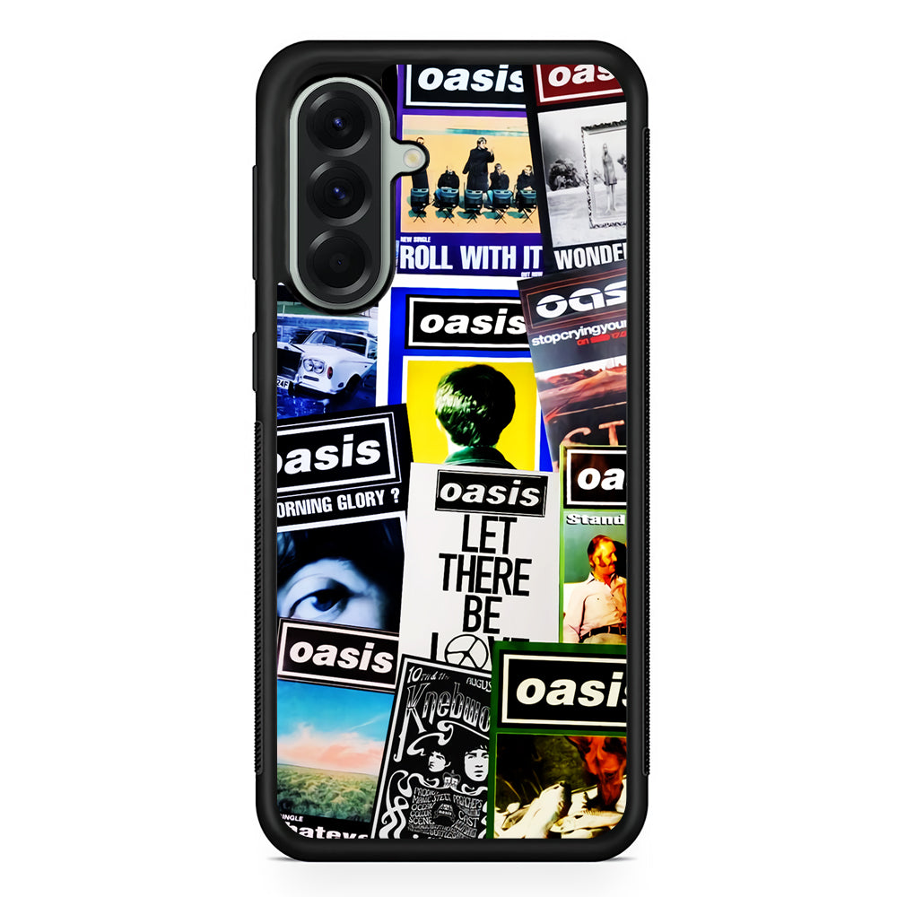Oasis Album Cover Samsung Galaxy A56 Case | Samsung Galaxy A56 Protective Rubber Case