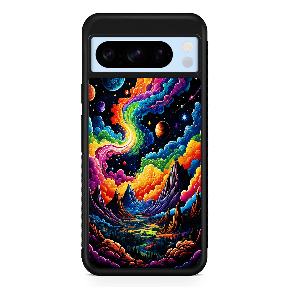 Space Planets Fantasy Google Pixel 8 Pro Case | Slim Rubber Case for Google Pixel 8 Pro