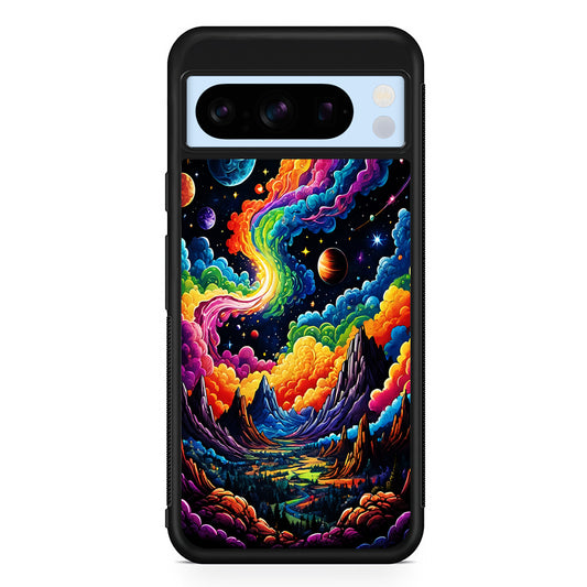 Space Planets Fantasy Google Pixel 8 Pro Case | Slim Rubber Case for Google Pixel 8 Pro