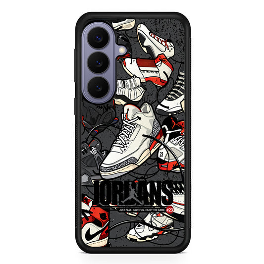 Air Jordan Play and Enjoy The Game Samsung Galaxy S26 Case | Slim Protective Rubber Case for Samsung S26