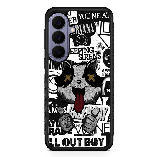 Rock Bands of Playlist Samsung Galaxy S26 Case | Durable Rubber Case for Samsung Galaxy S26