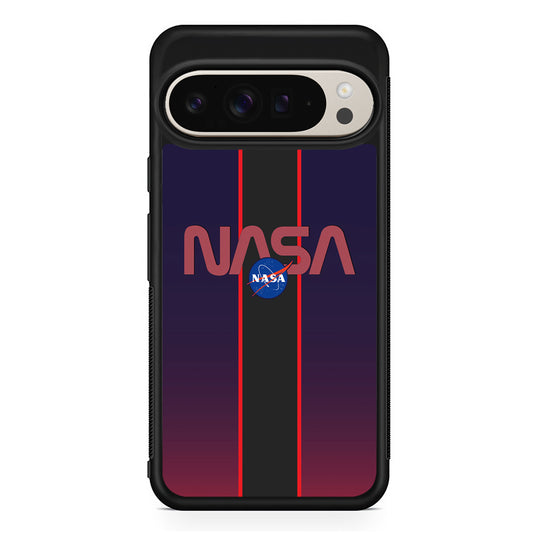 Nasa Stripe Line Red Google Pixel 9 Pro Case | Slim Protective Cover