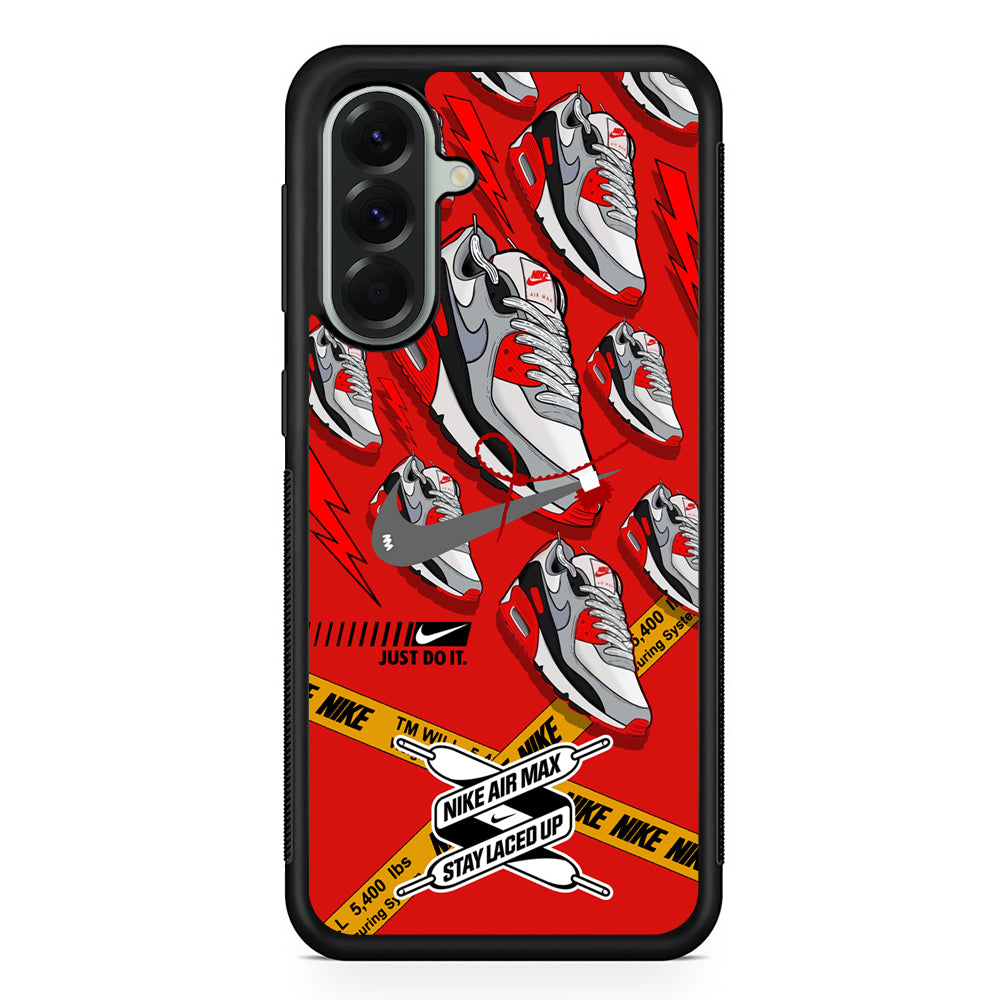 Nike Laced Up The Shoes Samsung Galaxy A56 Case | Durable Samsung Galaxy A56 Cover