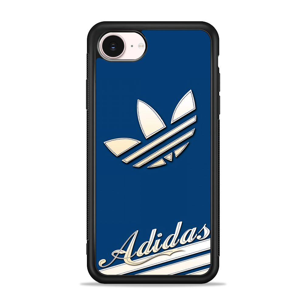 Adidas Stripe Royal Blue iPhone 17e Case - Silicone Case