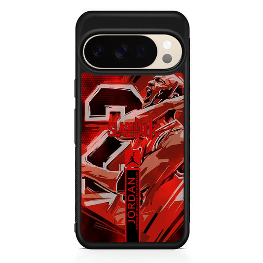 Air Jordan Scream on Fighting Google Pixel 10 Pro XL Case | Slim Google Pixel 10 Pro XL Protective Case