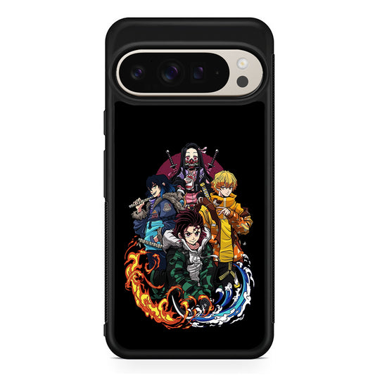 Demon Slayer Hoodie Style Google Pixel 9 Pro Case | Slim Protective Cover
