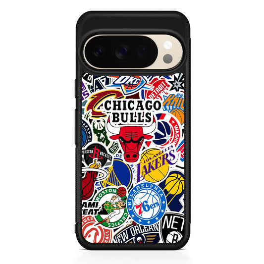 Collection of NBA Club logos Google Pixel 10 Pro XL Case | Slim Google Pixel 10 Pro XL Protective Case