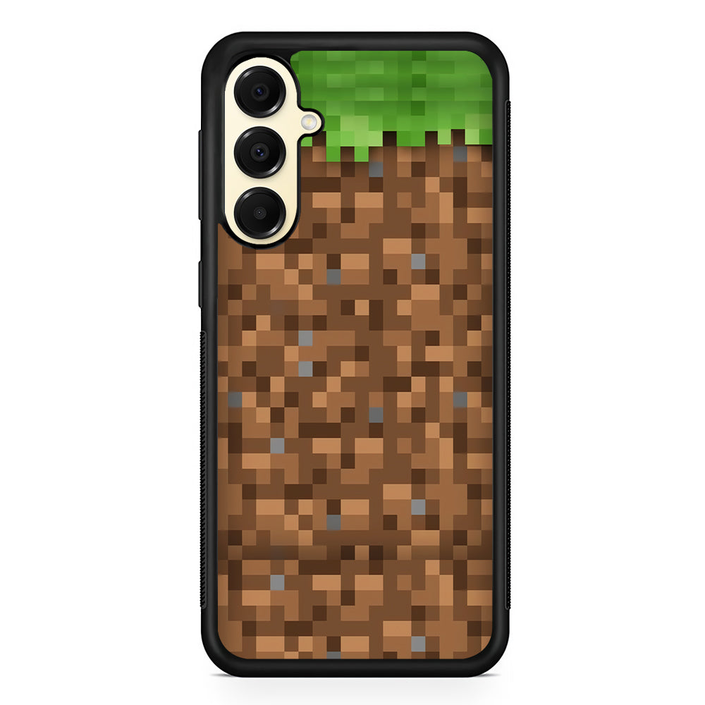 Minicraft Block Pixel Samsung Galaxy A16 Case | Slim Rubber Samsung Galaxy A16 Case