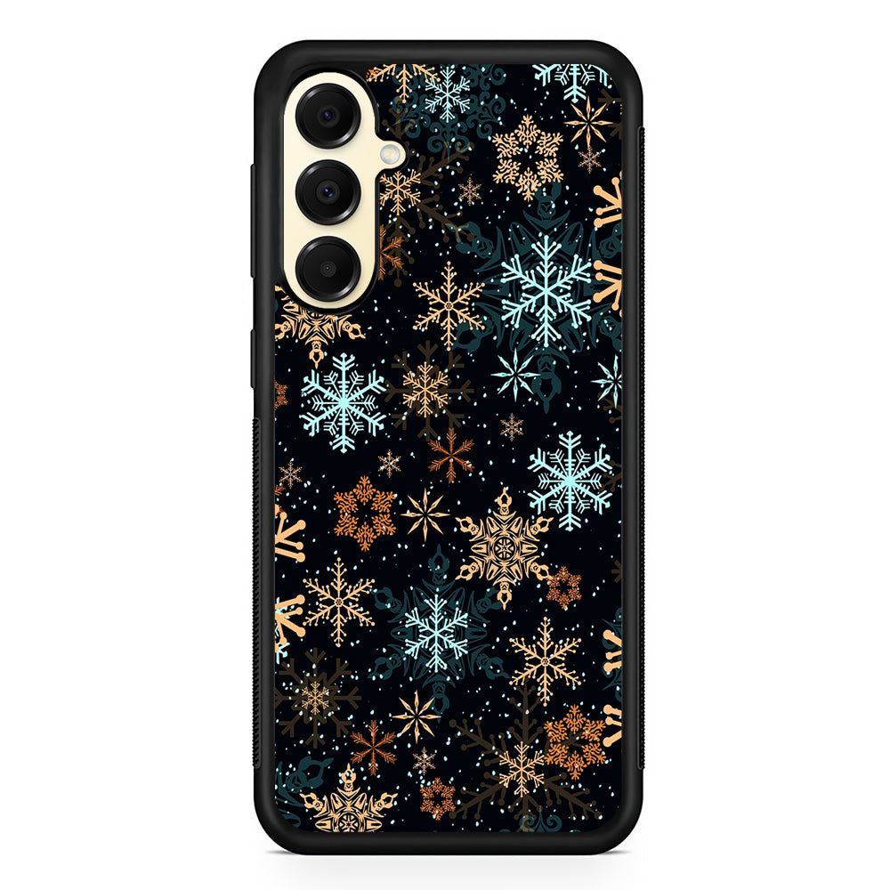 Snowflakes Winter Samsung Galaxy A16 Case | Slim Rubber Samsung Galaxy A16 Case
