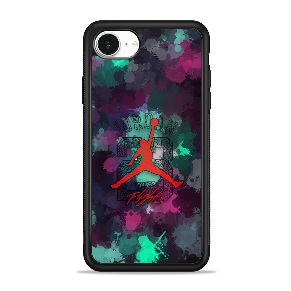 Air Jordan Spraying New Spirit iPhone 16e Case - Slim Silicone Case